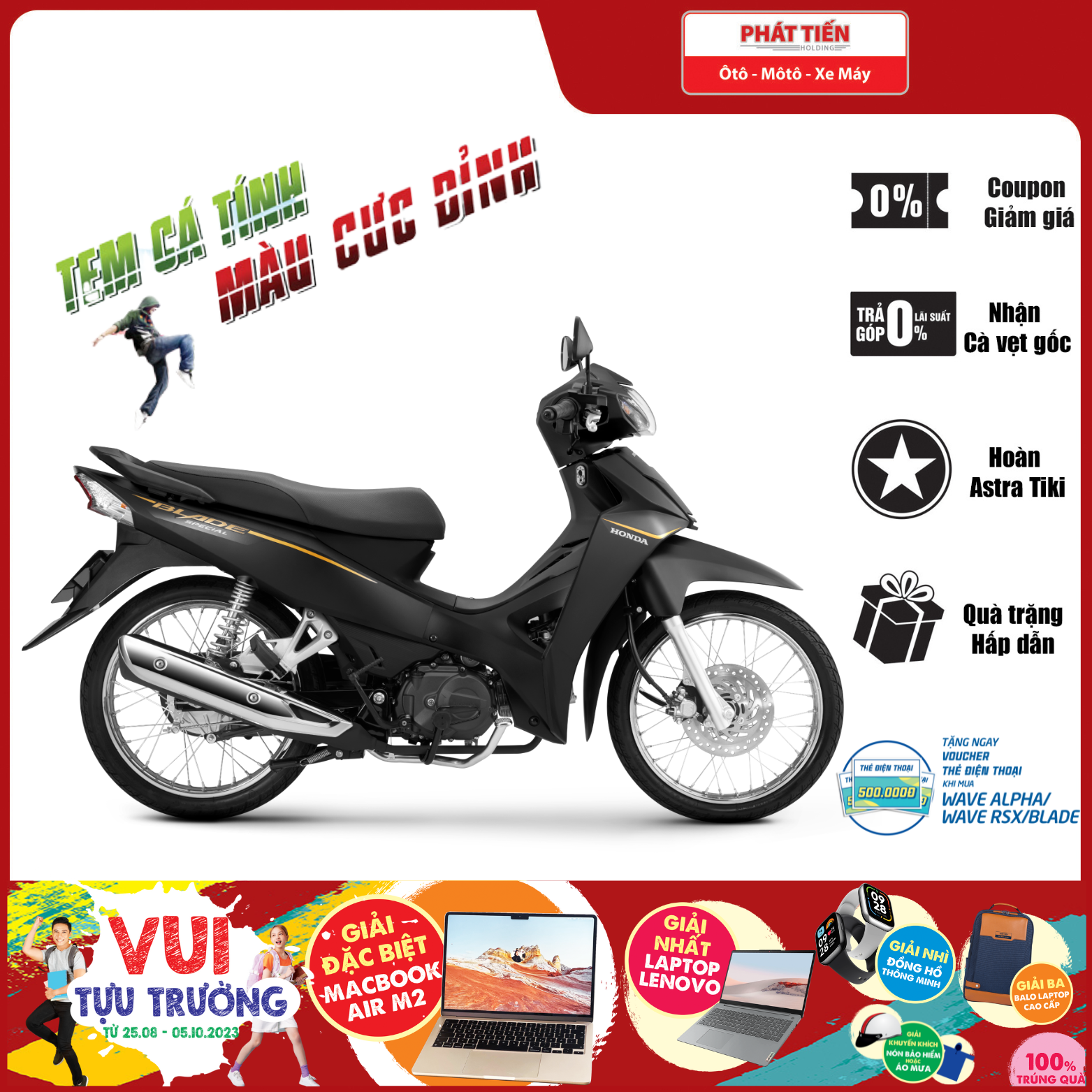 Xe Máy Honda Blade 2023 - Phiên Bản Đặc Biệt