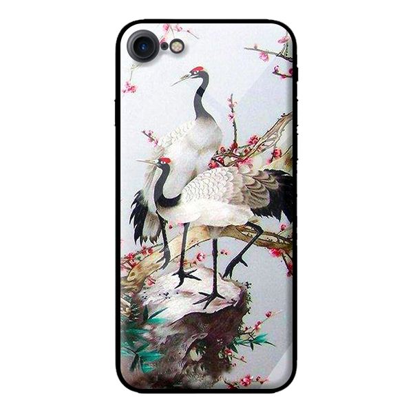 Ốp kính cho iPhone 8 mẫu HẠC CẶP 2 - Hàng chính hãng