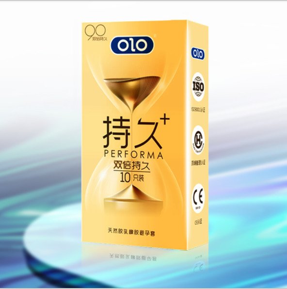 [Hộp 10 cái] Bao cao su OLO 0.01 Đồng Hồ Vàng - Kéo dài thời gian