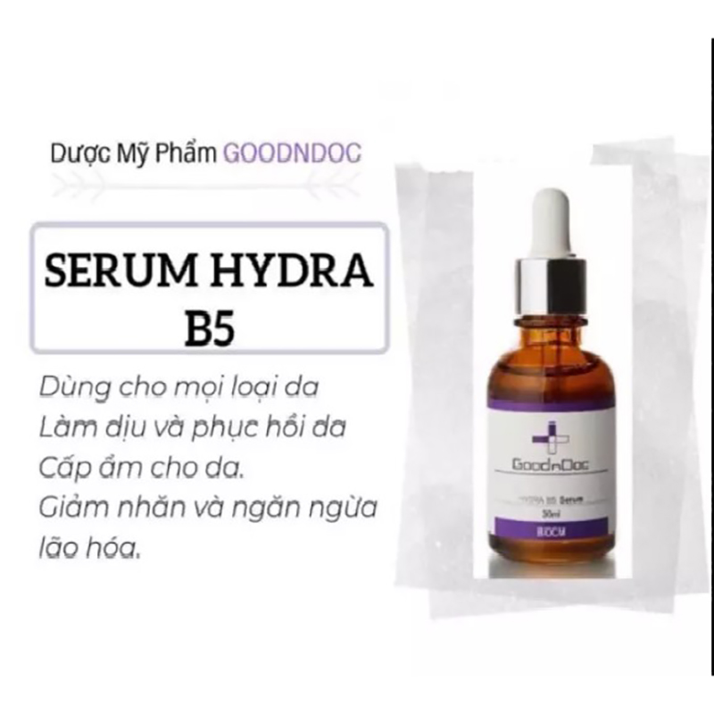 Serum sáng da cấp ẩm Goodndoc Hydra B5 Serum 30ml