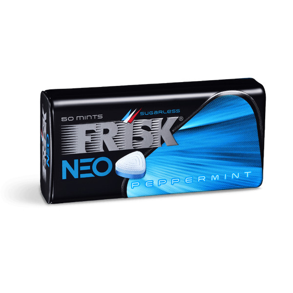 Lốc 9 hộp Kẹo ngậm bạc hà Frisk NEO Peppermint (50 viên)