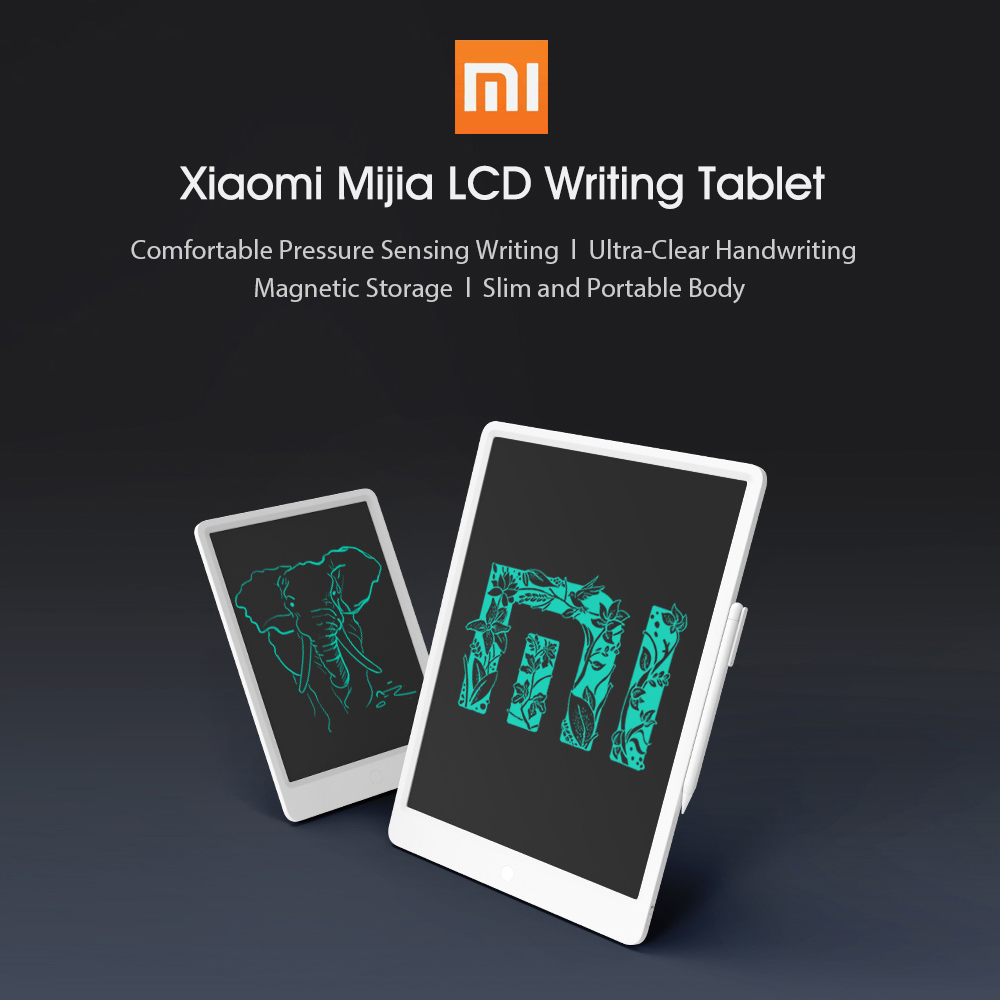 Bảng Vẽ Màn Hình Xiaomi Mijia LCD Writing Tablet 13.5 inch Kèm Bút Vẽ Kỹ Thuật Digital Drawing - Nhập Khẩu Chính Hãng