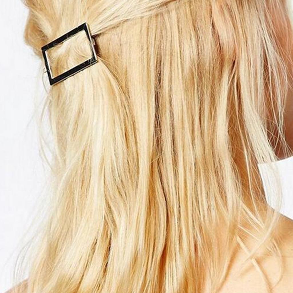 Metal Geometric Hollow Barrette Hair Clips Hairpins Barrettes Hair Clips For