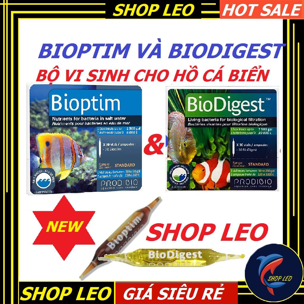 Bộ vi sinh cho hồ cá biển BioDigest & BioPtim - Khởi tạo hệ vi sinh cho bể cá biển - phụ kiện nước mặn - shopleo