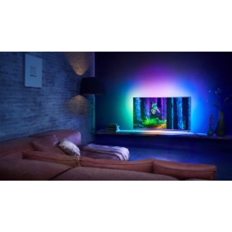 Đèn led phản ứng ánh sáng và màu săc theo nội dung màn hình cho android tv ( ambilight)