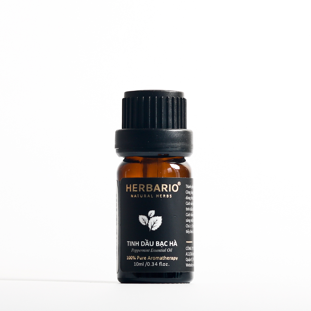 Tinh dầu bạc hà nguyên chất Herbario 10ml (Peppermint essential Oil)