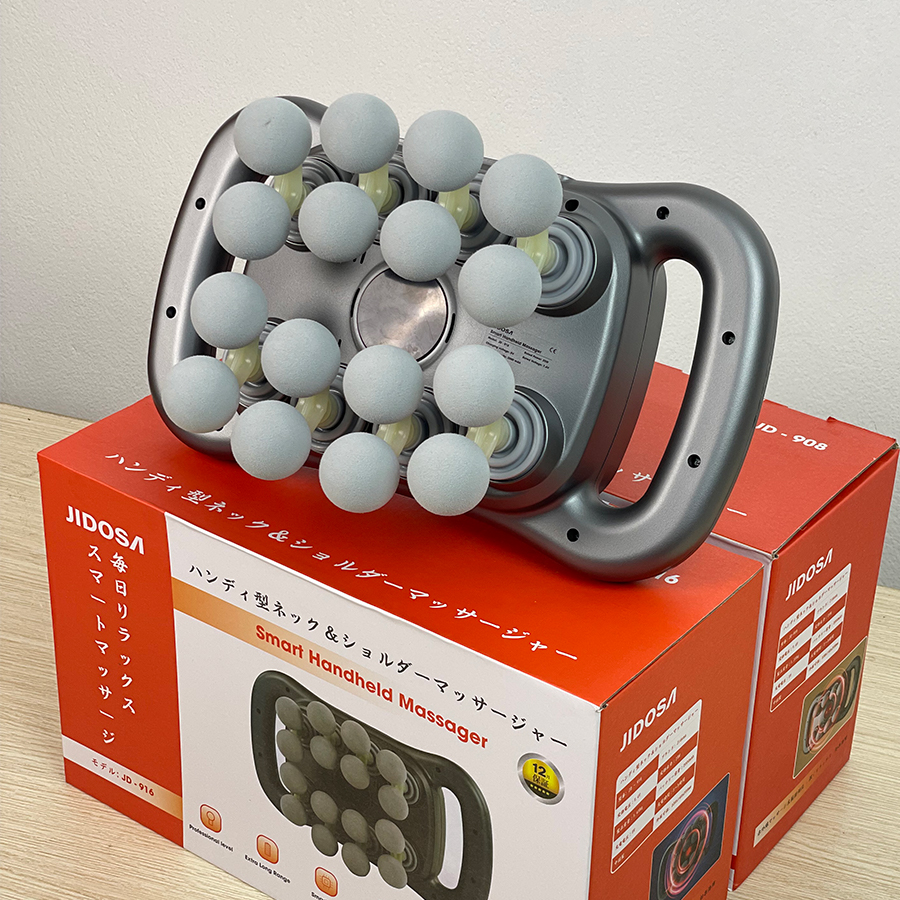 Máy Massage Cầm Tay JIDOSA 16 Đầu  -  8 đầu - 6 đầu Giảm Đau Cơ Sâu, Động Cơ Êm, Pin Lâu, 9 Chế Độ Bảo hành 12 tháng Chính Hãng