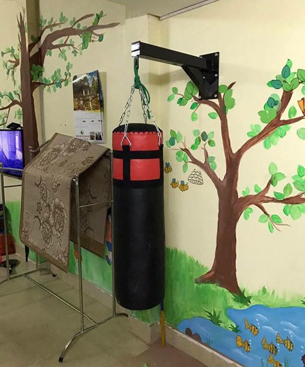 Bao cát đấm bốc boxing đã nhồi sẵn ruột