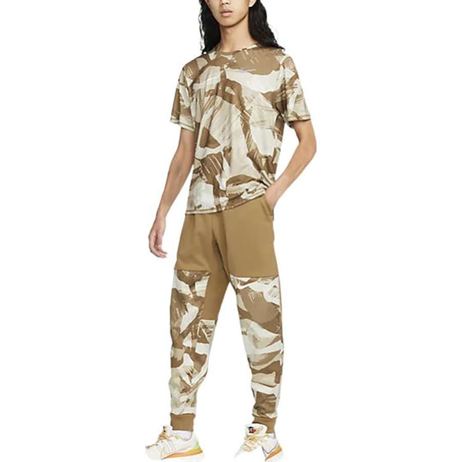 Áo tay ngắn thể thao Nam NIKE AS M NK DF MILER SS CAMO DQ4737