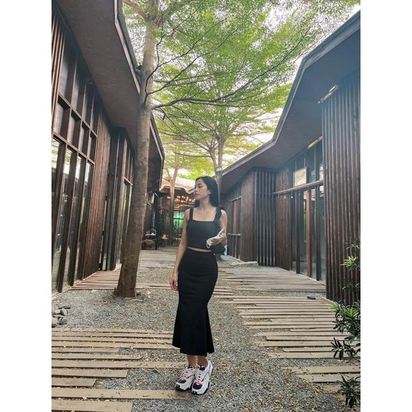SET CROPTOP KÈM CHÂN VÁY ĐUÔI CÁ