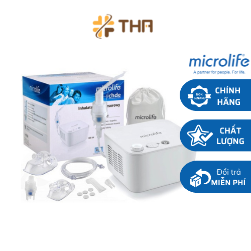 MÁY XÔNG KHÍ DUNG, XÔNG MŨI HỌNG Microlife NEB200- Chính hãng