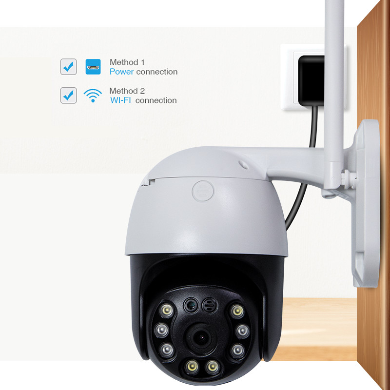 Camera IP - Camera Wifi Quan Sát CC8031 Ngoài Trời Đàm Thoại 2 Chiều 3.0Mpx 2304x1296P, Xoay 360 Độ Kèm Thẻ Nhớ 32Gb - Chính Hãng