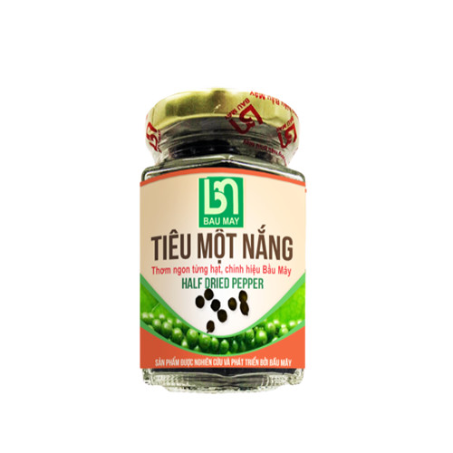 Tiêu một nắng Organic Bầu Mây 35g - Cay cấp độ 4 với độ cay đậm đà, tươi dẻo, cay mềm món khai vị đậm đà tự nhiên, giúp kích thích vị giác, giúp ăn ngon miệng hơn, cải thiện chức năng của hệ tiêu hoá