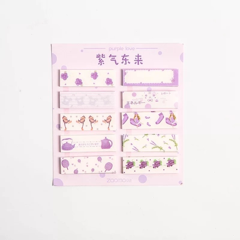 Set 10 mẫu 200 miếng stickers dùng để trang trí đánh dấu DIY