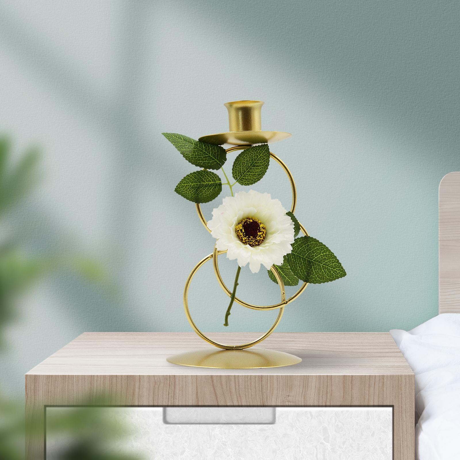 Metal Tea Light Candle Stick Stand Geometric Candle Holder Home Room Decor