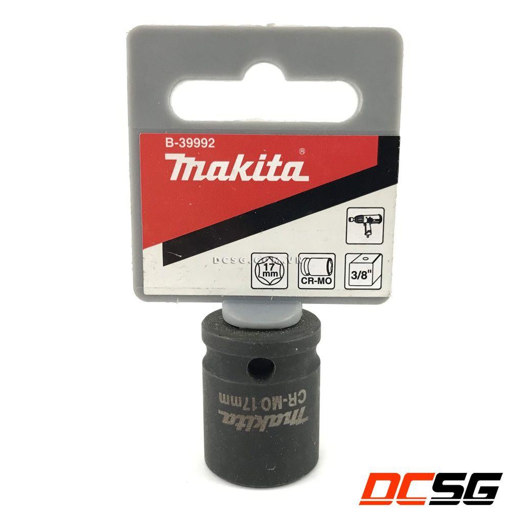 Đầu tuýp ngắn 3/8&quot; 17mm Makita B-39992