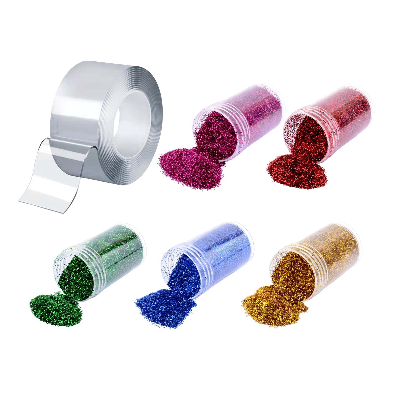 Entertainment Sticky Tape with Glitter Powder 1mm Thickness Party Game