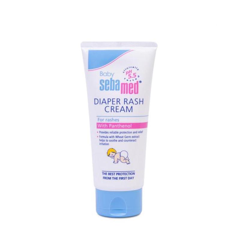 Kem ngăn ngừa hăm tã cho bé Baby Sebamed Diaper Rash Cream pH5.5 tuýp 50ml