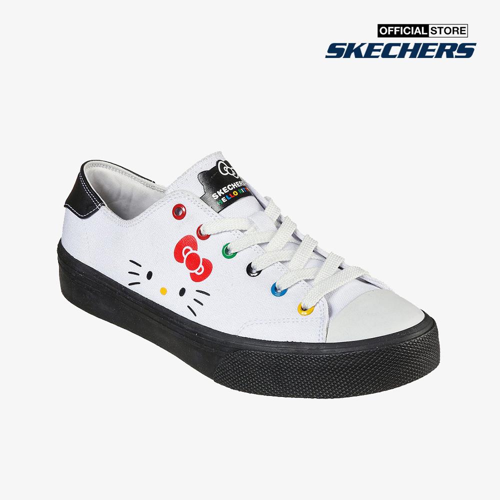 SKECHERS - Giày sneakers nữ phối dây Hello Kitty Street V'lites 66666316-WBK