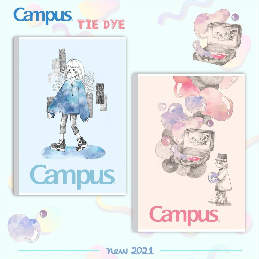 Vở KN Campus TIE DYE 80 trang (Lốc 10 quyển