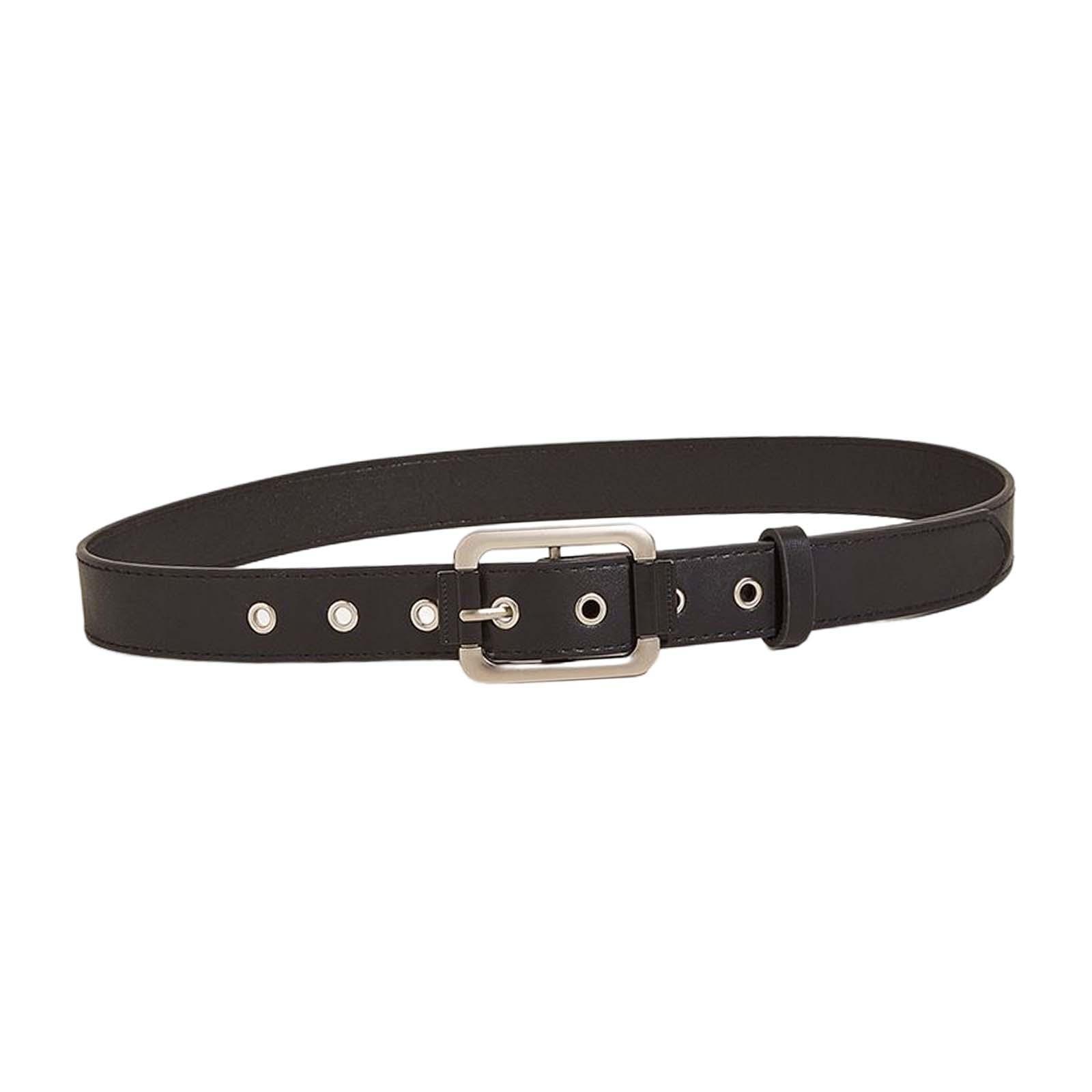 Men Pin Buckle Waist Belt PU Leather Fashion for Coats Daily wearing Street