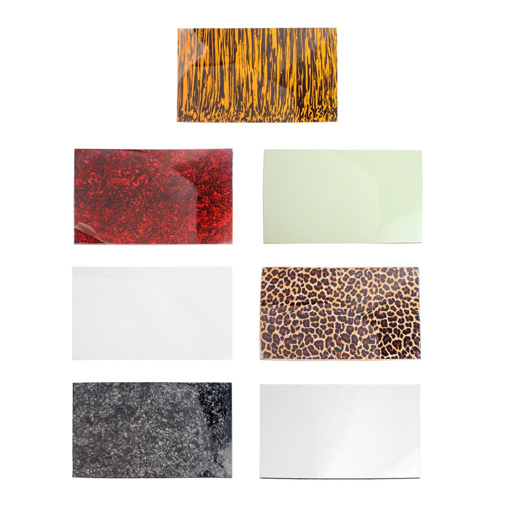 Guitar Bass Pickguard Scratch Plate Guitar Material Blank Sheet Plate for Guitar Parts Accessories