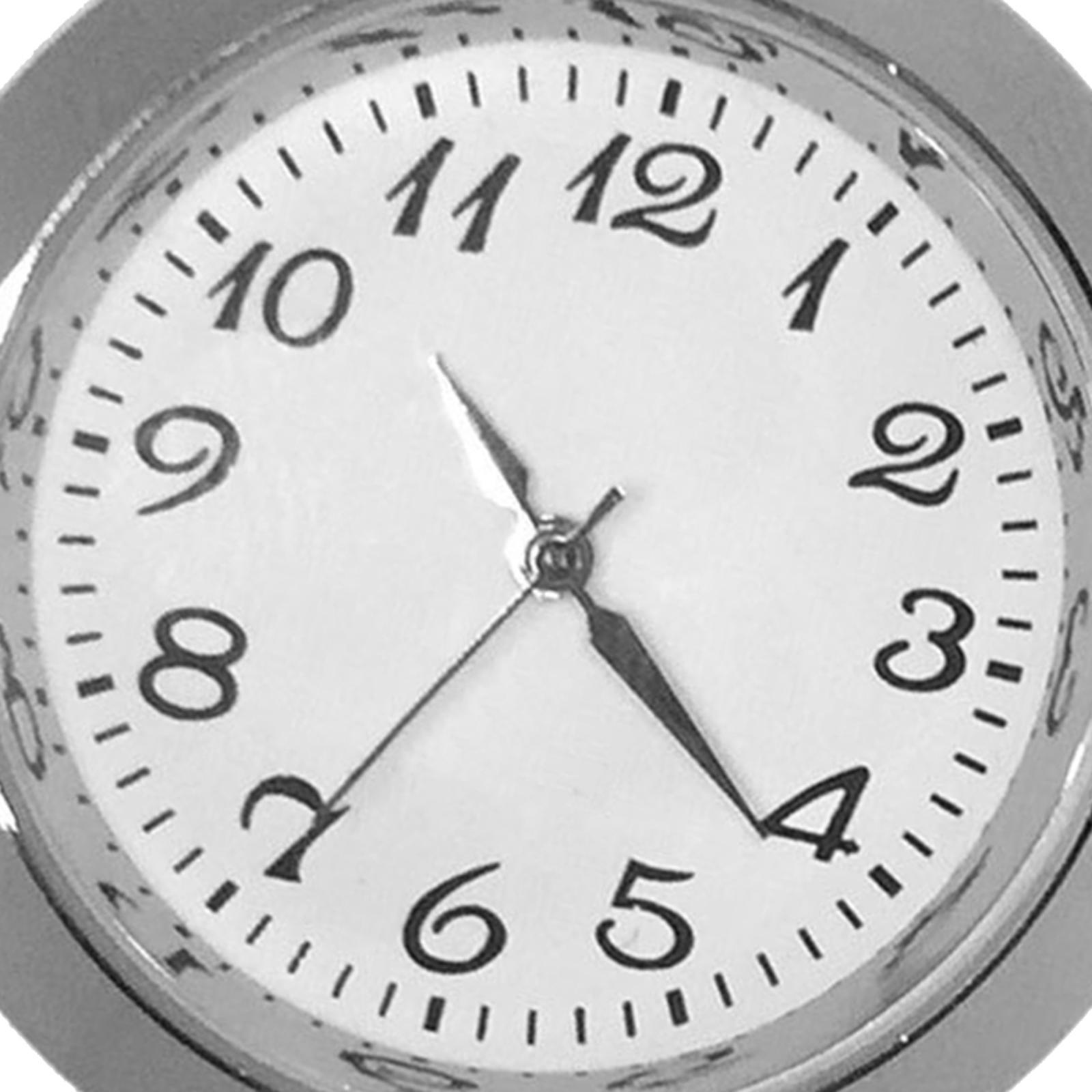 2pcs 1-7/16 Inch Clock Insert Clock Face Fits up Movement Clock Parts