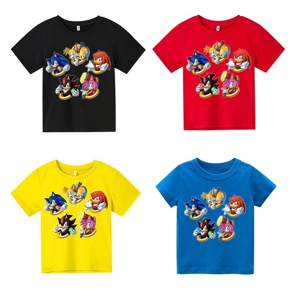 Áo thun trẻ em biệt đội sonic 2 Có size người lớn, King Cotton