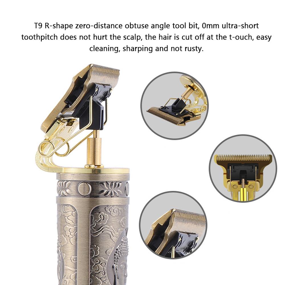 Tông đơ cắt tóc chuyên nghiệp sạc USB