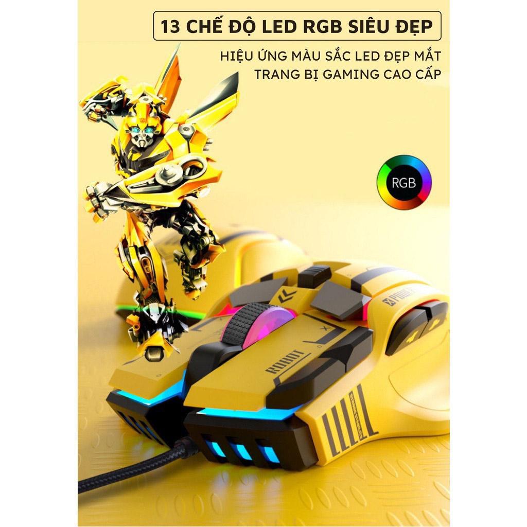 Chuột Cơ Chơi Game Máy Tính Có Dây G6 Esport Gaming Led Rgb 13 Chế Độ Thiết Kế Công Thái Học