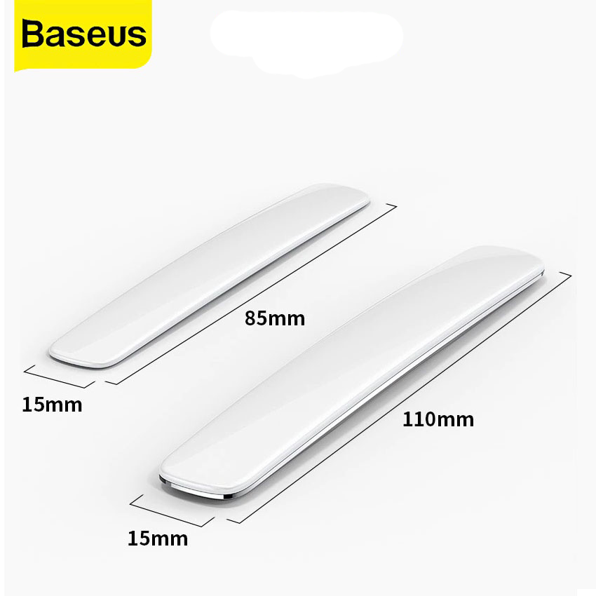 Bộ 4 miếng dán cửa xe ô tô chống trầy Baseus Streamlined Car Door Bumper Strip - Hàng Chính Hãng
