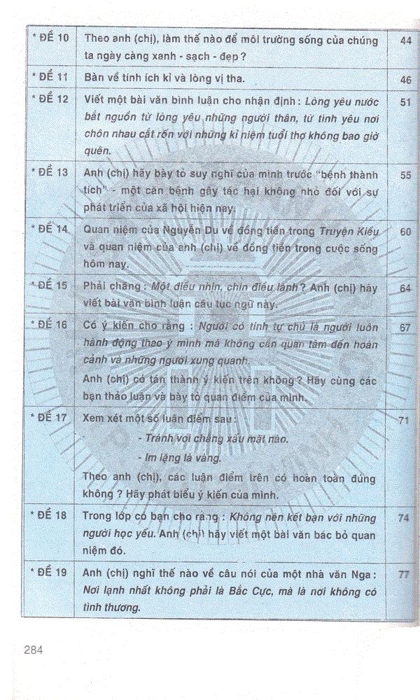 Những Bài Làm Văn Mẫu 11 - Tập 2