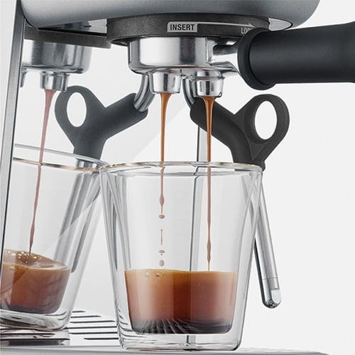 Máy pha cà phê Breville the Bambino BES 450 BSS, hàng chính hãng, chiết xuất chậm cho cafe, nhỏ gọn cho không gian nhà