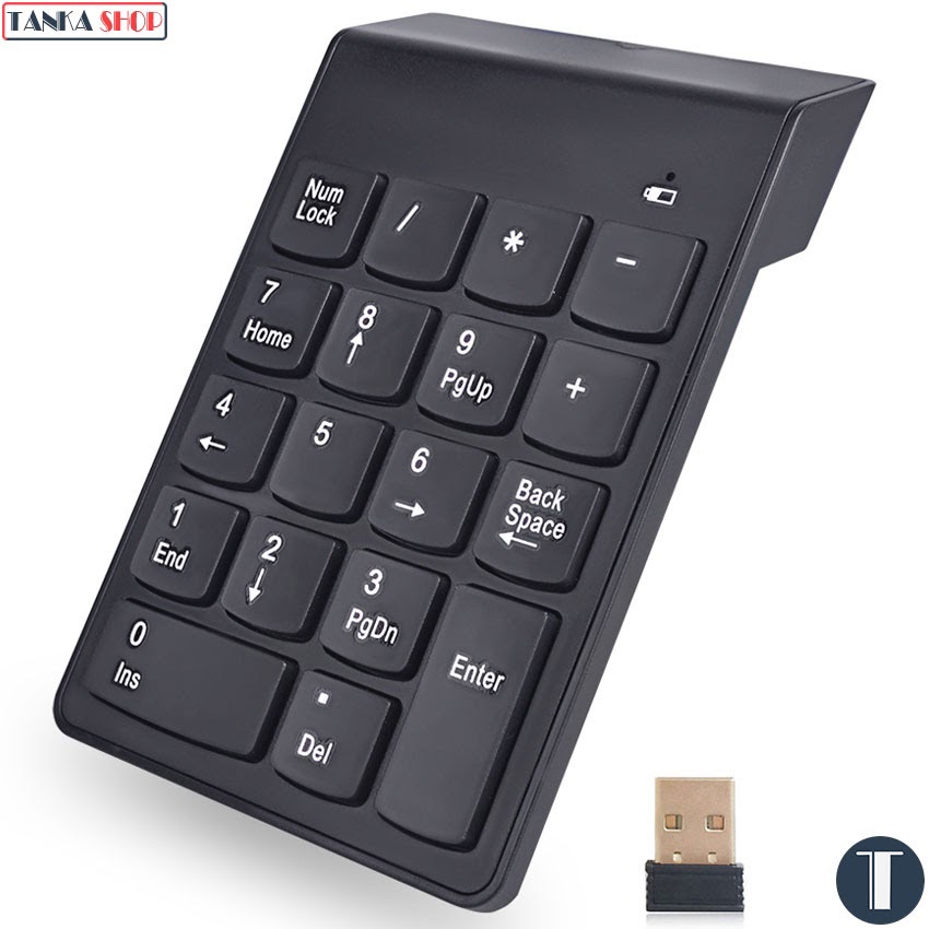 ROGTZ Bàn phím số không dây Mini Number Keyboard - Hàng Nhập Khẩu