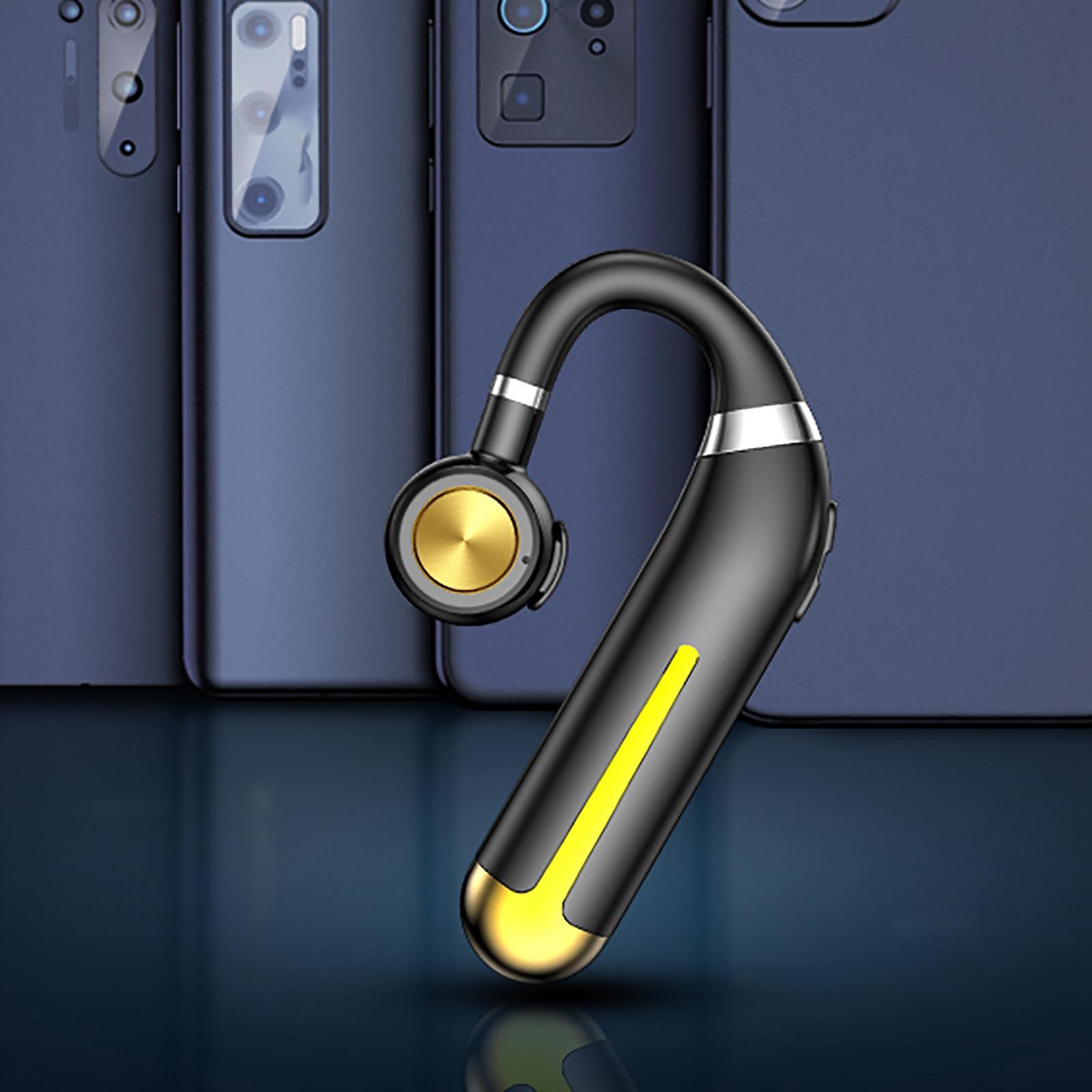 Bluetooth Earpiece/ Stereo/ with Mic V5.2/ Handsfree Ear Hook IPX7 Waterproof