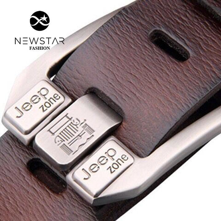 Thắt lưng dây nịt nam Jeep Zero da bò THẬT 100% . Đồ Da Kingshop Bảo hành 3 năm