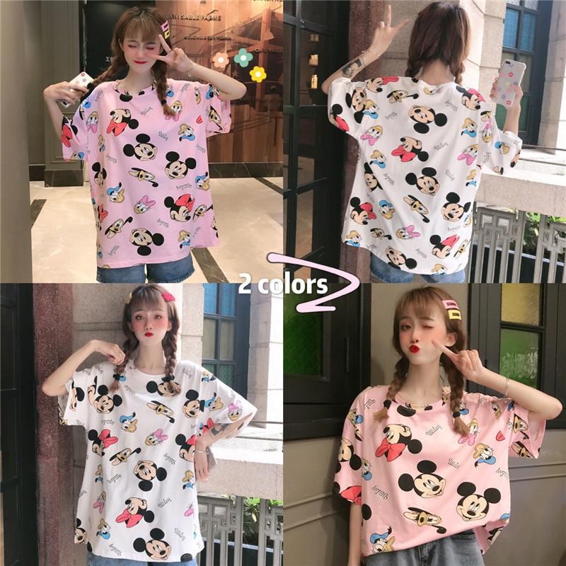 Áo Thun Nữ Ngắn Tay Cổ Tròn