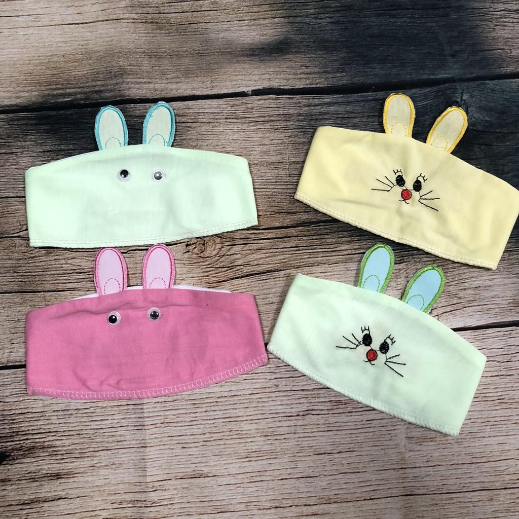 Mũ che thóp cho bé hàng đẹp chất cotton