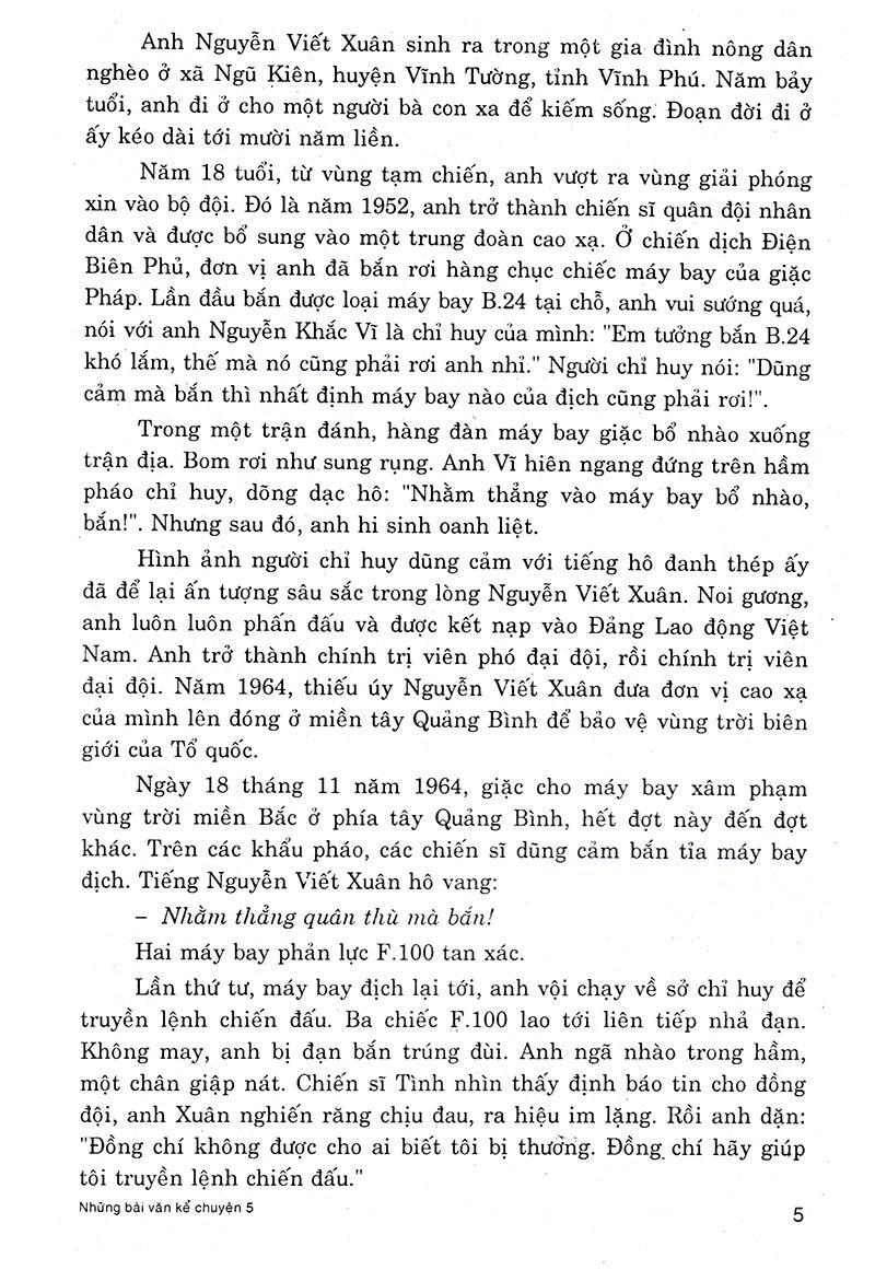 Những Bài Văn Kể Chuyện Lớp 5
