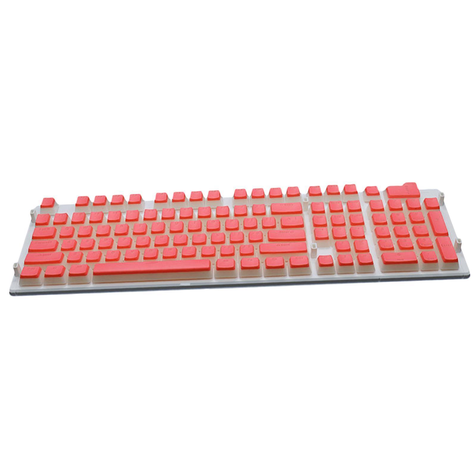 108 Keys Double Pudding Keycaps for Cherry Mechanical Keyboard Gray