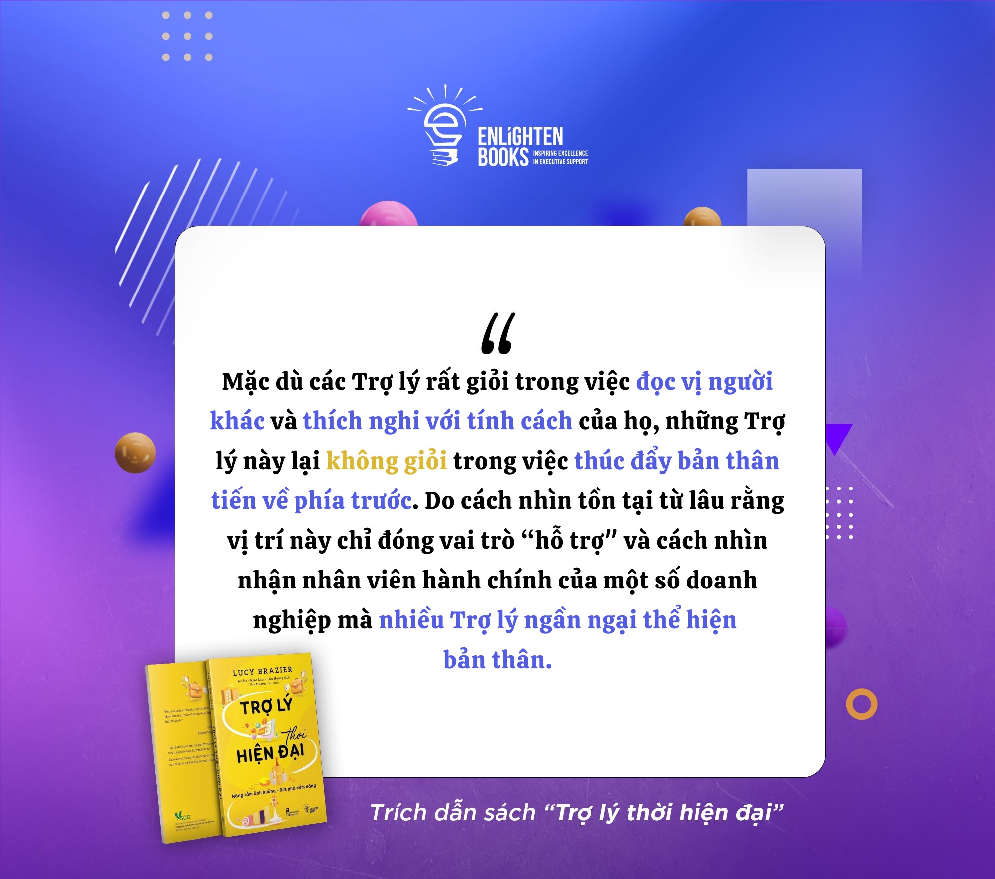 Sách TRỢ LÝ THỜI HIỆN ĐẠI - BÍ QUYẾT THÀNH CÔNG CHO NGƯỜI LÀM TRỢ LÝ &amp; CHUYÊN VIÊN HÀNH CHÍNH THỜI 4.0