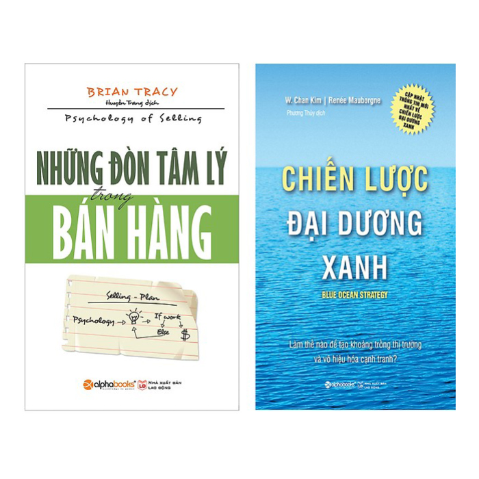 Combo Những Đòn Tâm Lý Trong Bán Hàng + Chiến Lược Đại Dương Xanh (Tái Bản 2017)(2 Cuốn)