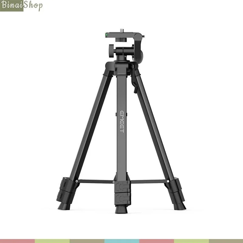 EMEET FTD603 - Tripod Đa Năng Điều Chỉnh 30-140cm Cho Webcam, Máy Ảnh, Điện Thoại Và Camera Hội Nghị - Hàng Chính Hãng