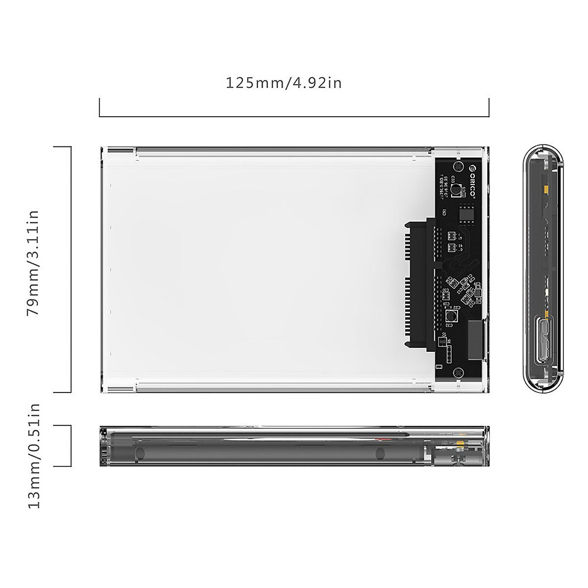 Hộp đựng ổ cứng Hdd Box Orico 2139U3 - Chính hãng phân phối