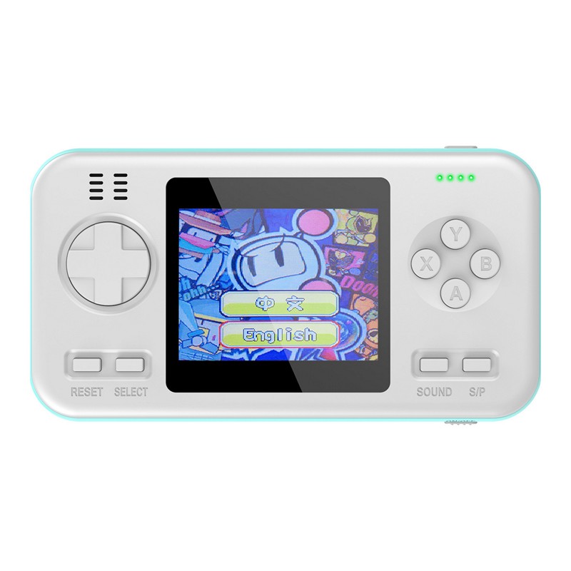 Máy Game D12 White 416 game in 1 - Tích Hợp Pin sạc Dự Phòng 8000 mah