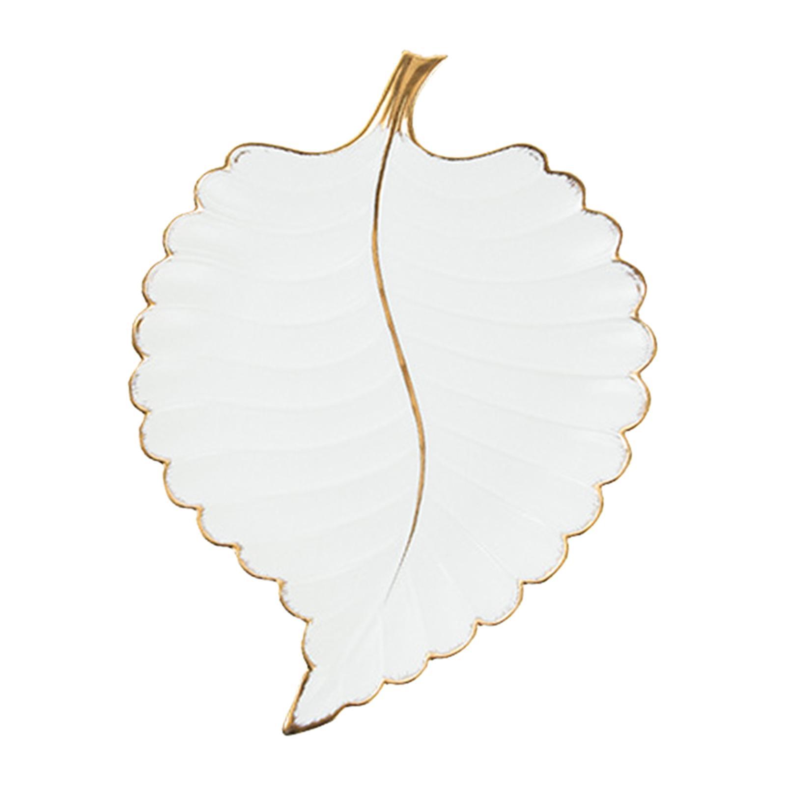 Leaf Storage Tray Plate Food Snack Cake Tray for Appetizer Dessert Snack