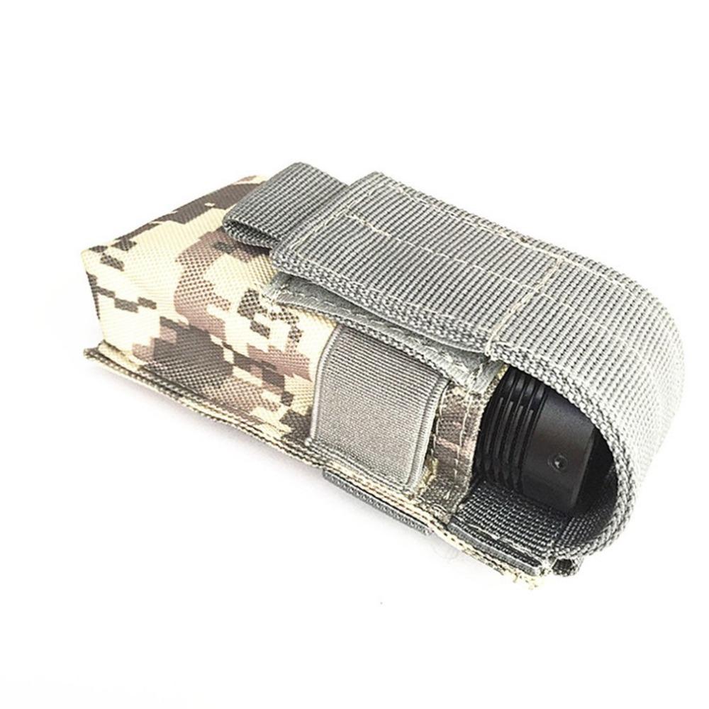 4xTactical Military Flashlight Torch Belt Holster Holder Pouch - Black
