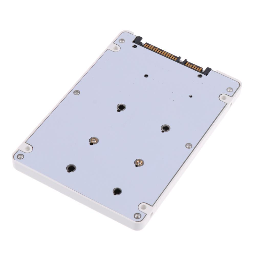 MSATA SSD to 2.5inch 3.0 HDD Enclosure Adapter Card White