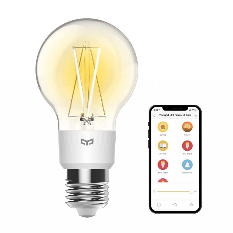 Bóng Đèn Led dây tóc Thông Minh Yeelight Filament Bulb ST64/ YLDP12YL, đui E27 - Hỗ trợ Homekit - Edison vintage