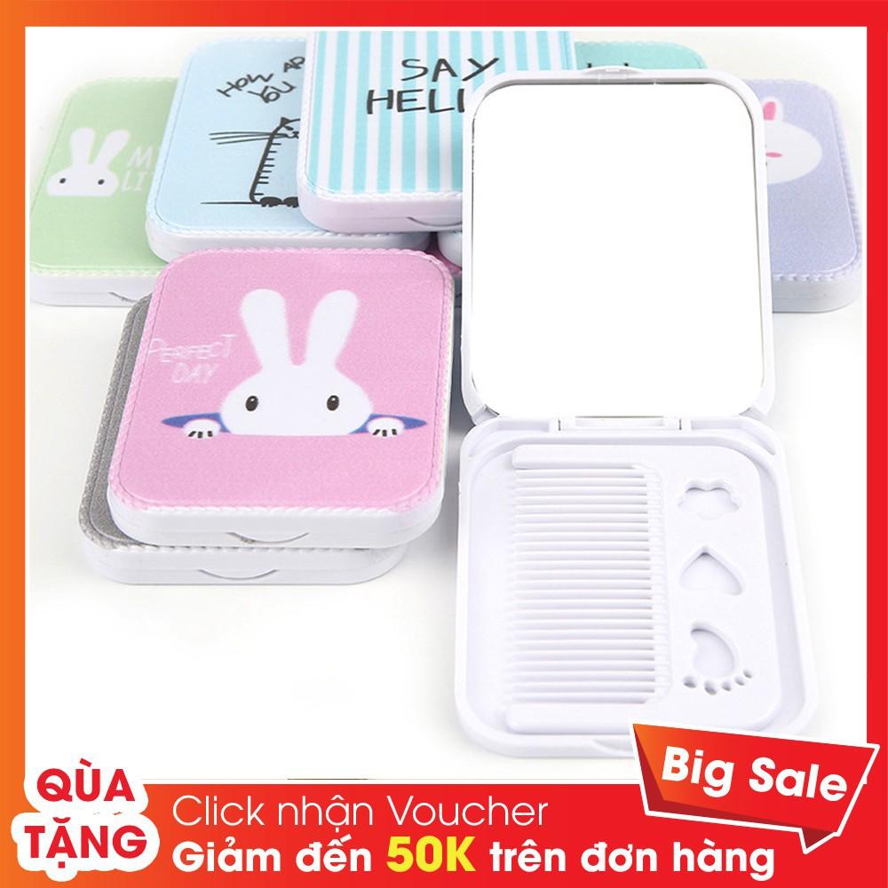 Hộp Gương Mini Kèm Lược  N-16540